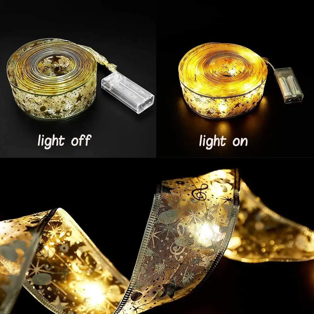 Christmas Decoration Ribbon Led Light