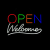 Neon Sign Store Business Logo Design