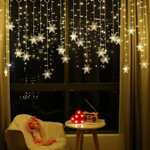 4M Led Snowflake Fairy String Lights