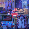Independence Day Patriotic String Lights
