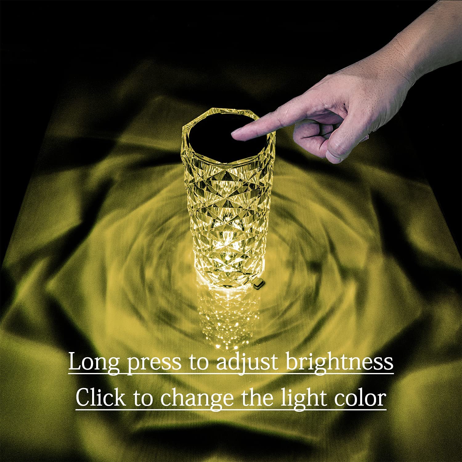 16 Color BedroomTransparent Lamp