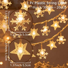 Snow elk Christmas Tree String Lights