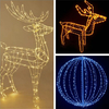 LED Rope Light Prancing Reindeer