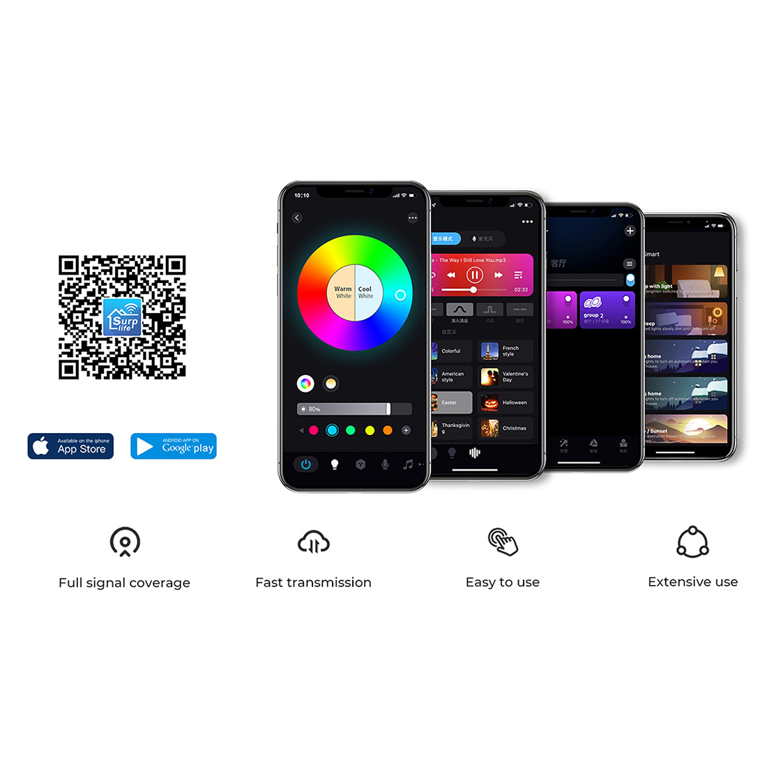 Smart Christmas Lights APP Dsiplay Picture