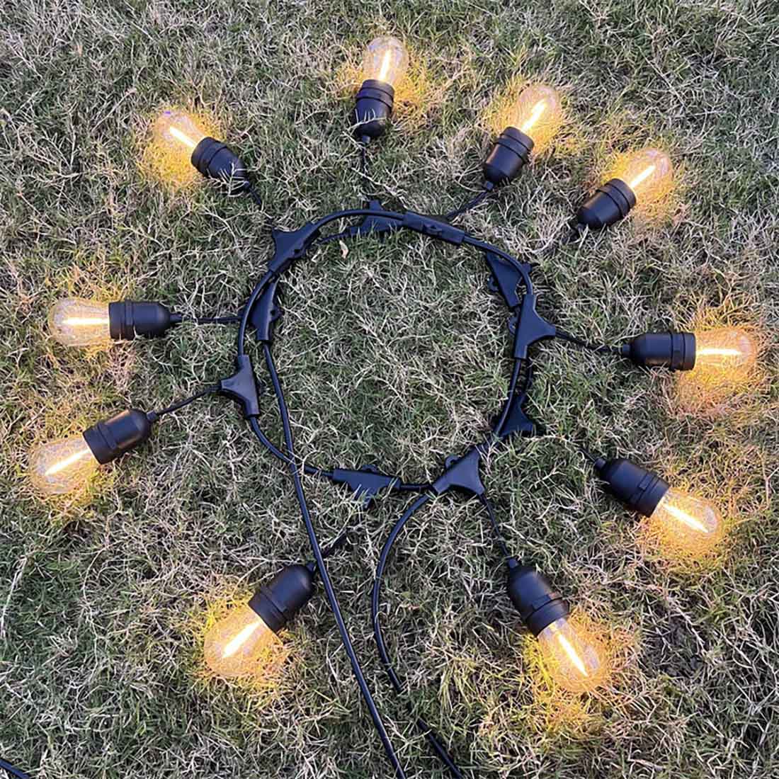 Commercial Grade Weatherproof Outdoor String Lights