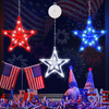 Patriotic Window Lights with Suction