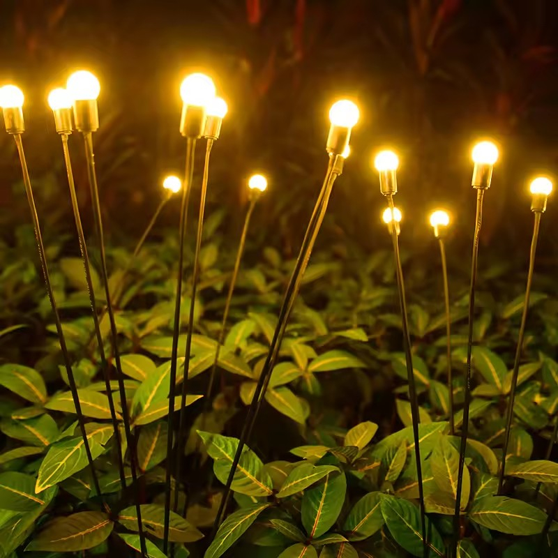 Solar Garden Lights Starburst Swaying Light