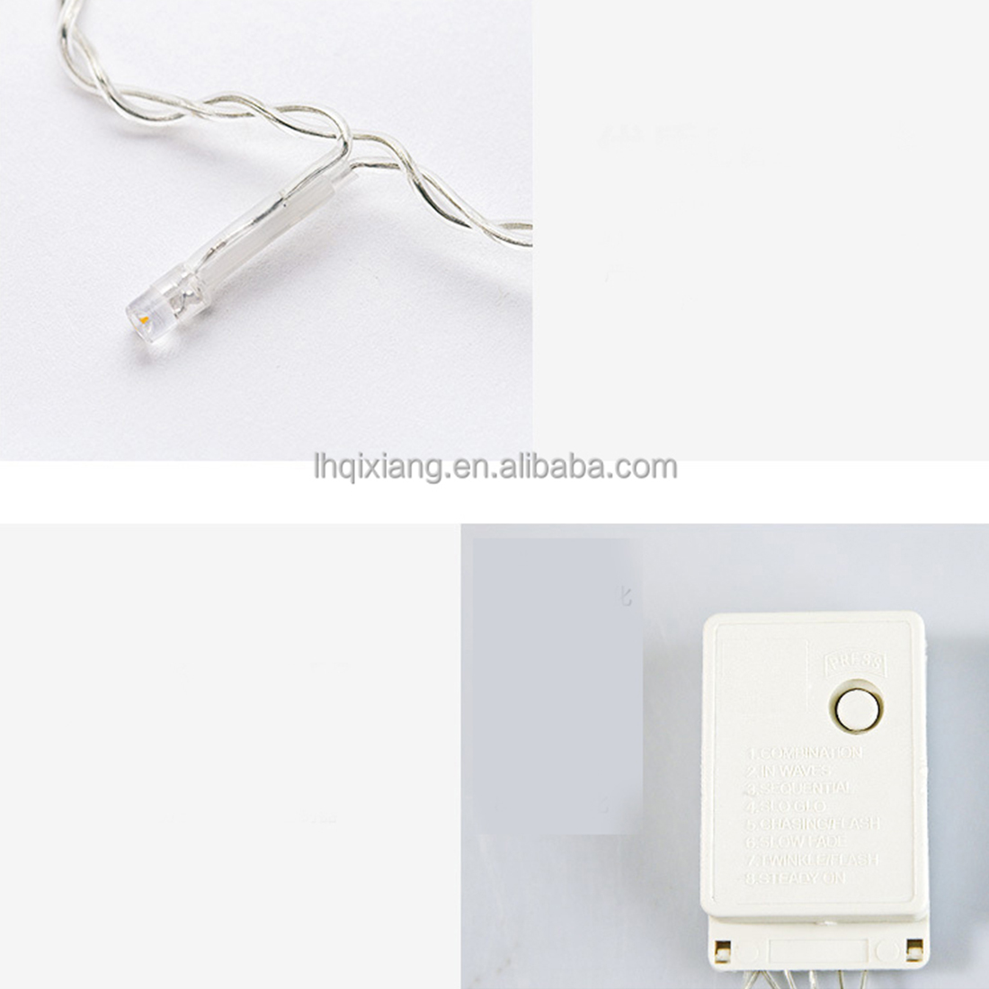 Weddings Events Fairy Curtain String Lights Detail Picture