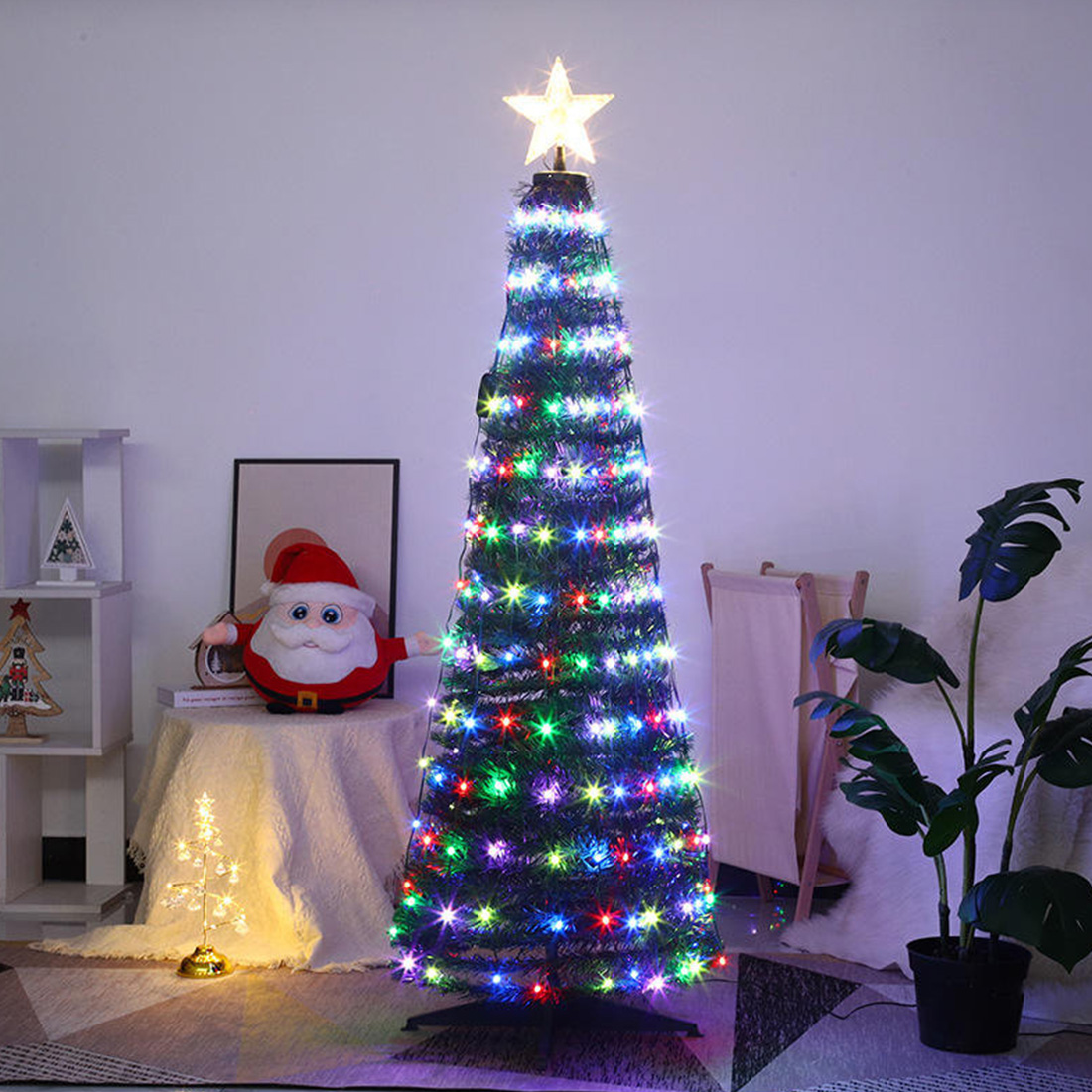 Star Multicolor Fairy Christmas Lights Picture