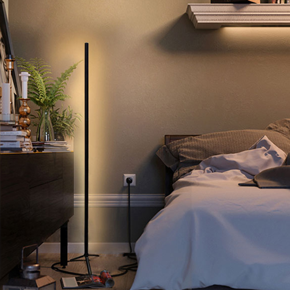 Color Ambient Integrated Floor Lamp Scene Picture