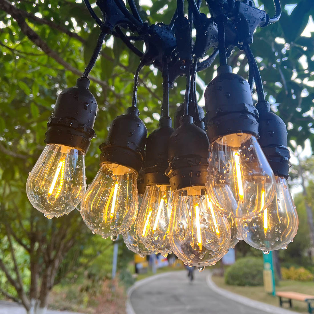 Commercial Grade Weatherproof Outdoor String Lights