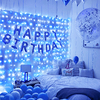 9.8FT Beautity Blue Curtain String Lights 