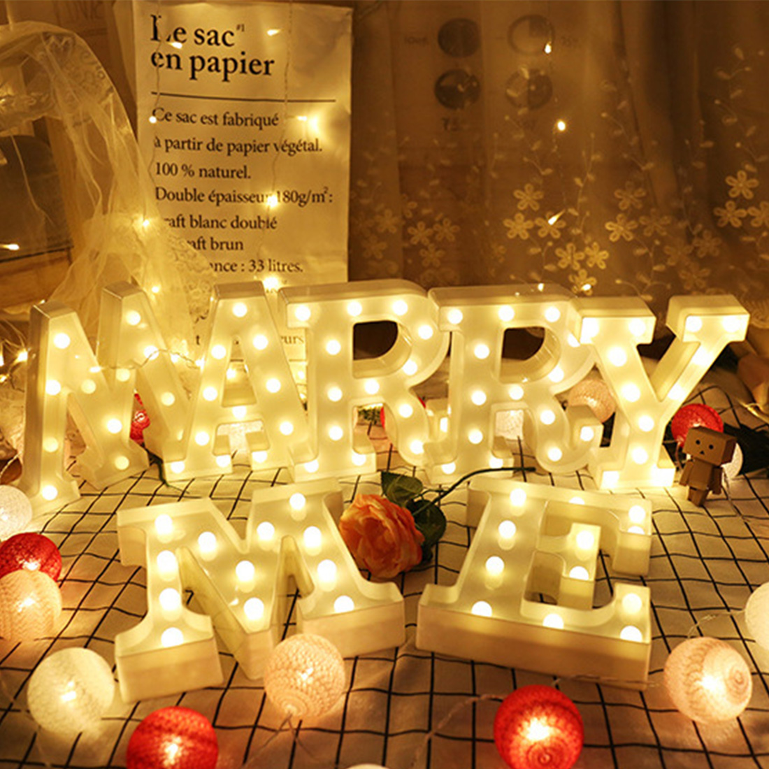 LED Letter Alphabet Lights