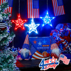 Patriotic Window Lights with Suction