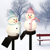  Solar Energy Snowman Stake Lights