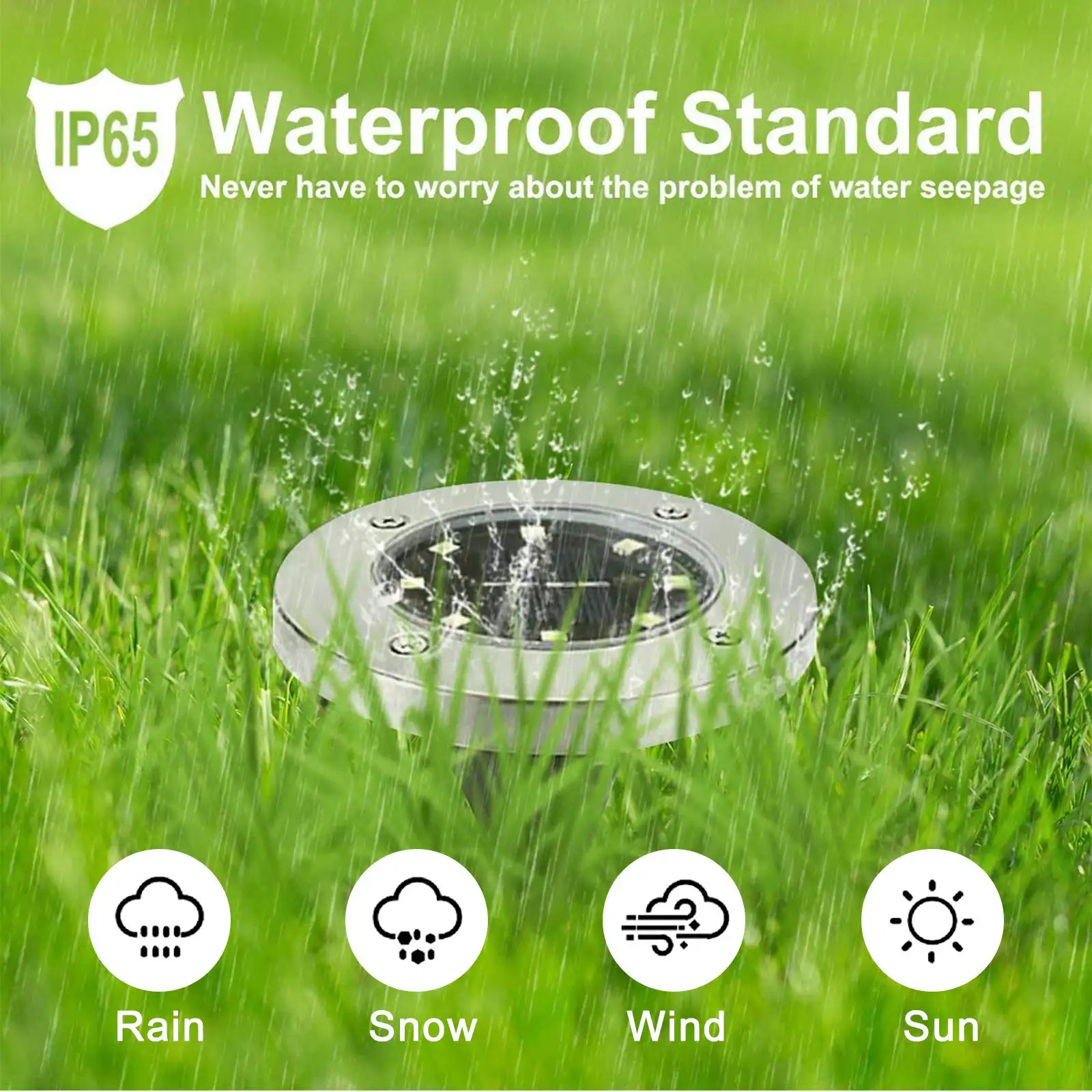 Waterproof Outdoor Solar Ground Lights