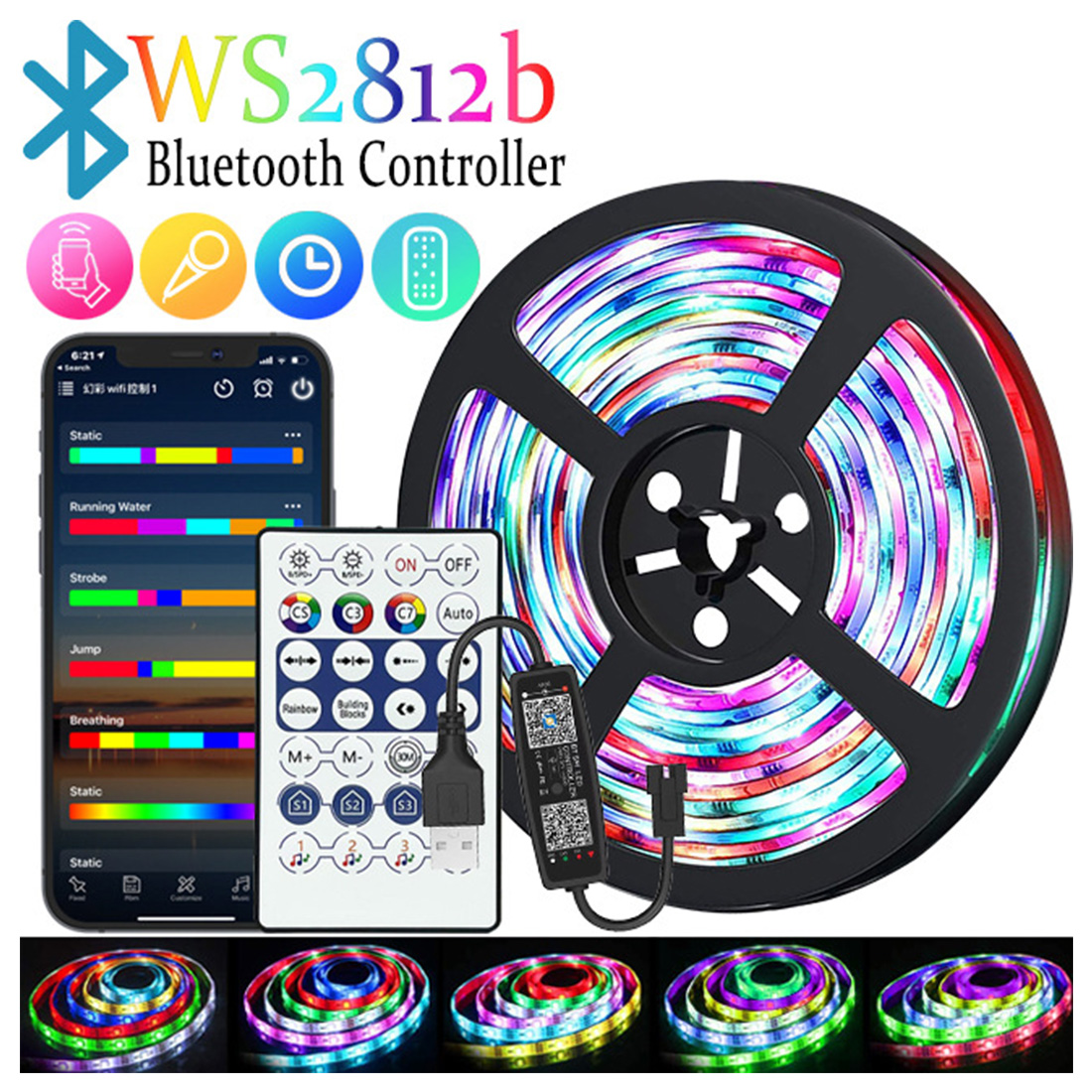 Waterproof APP Control Led Strip Lights Picture