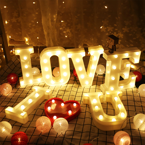 LED Letter Alphabet Lights