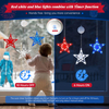 Patriotic Window Lights with Suction