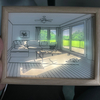 Picture Frame Night Shadow Light