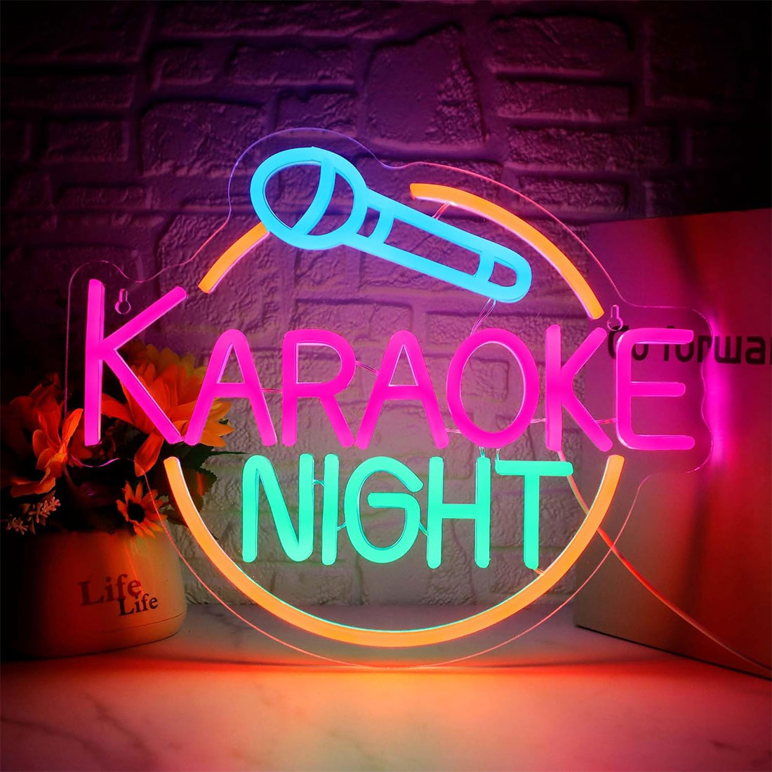 Led Karaoke Bar Neon Light Signs Picrture
