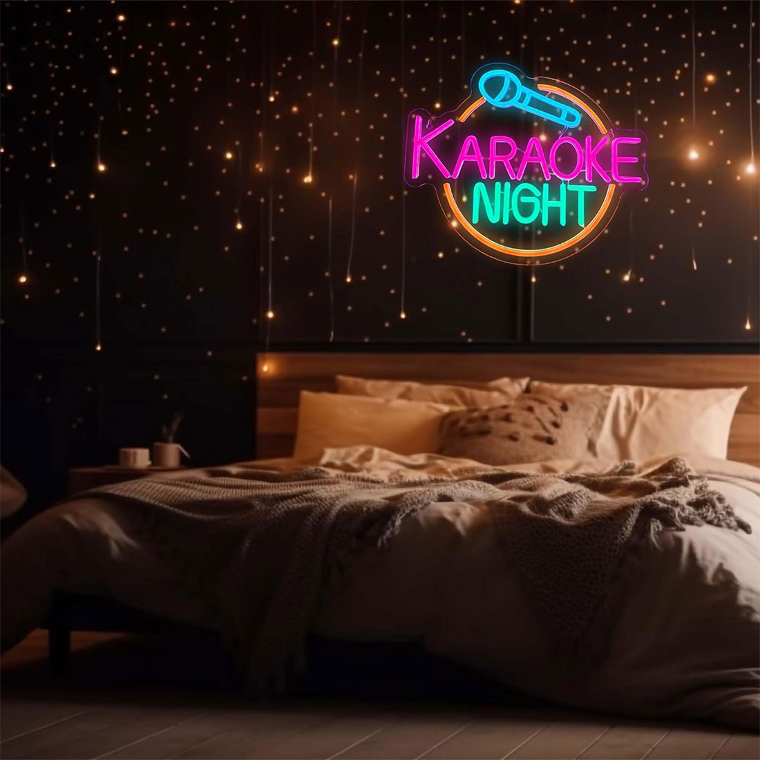 Led Karaoke Bar Neon Light Signs Scene Picrture