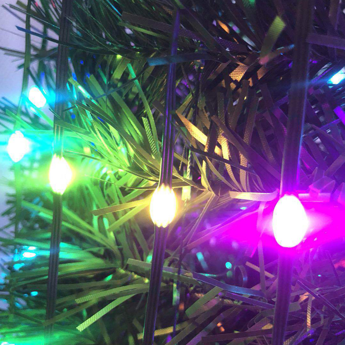 Star Multicolor Fairy Christmas Lights Detail Picture