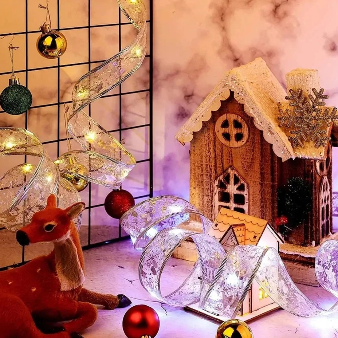 Christmas Decoration Ribbon Led Light Picture