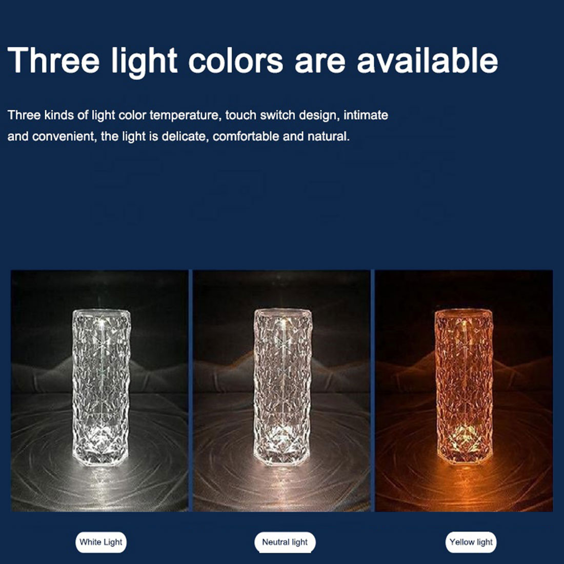16 Color BedroomTransparent Lamp Color Discribe Picture