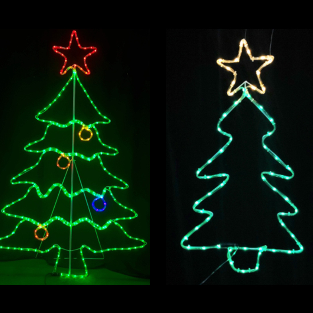 LED Rope Light Prancing Reindeer Shape Picture