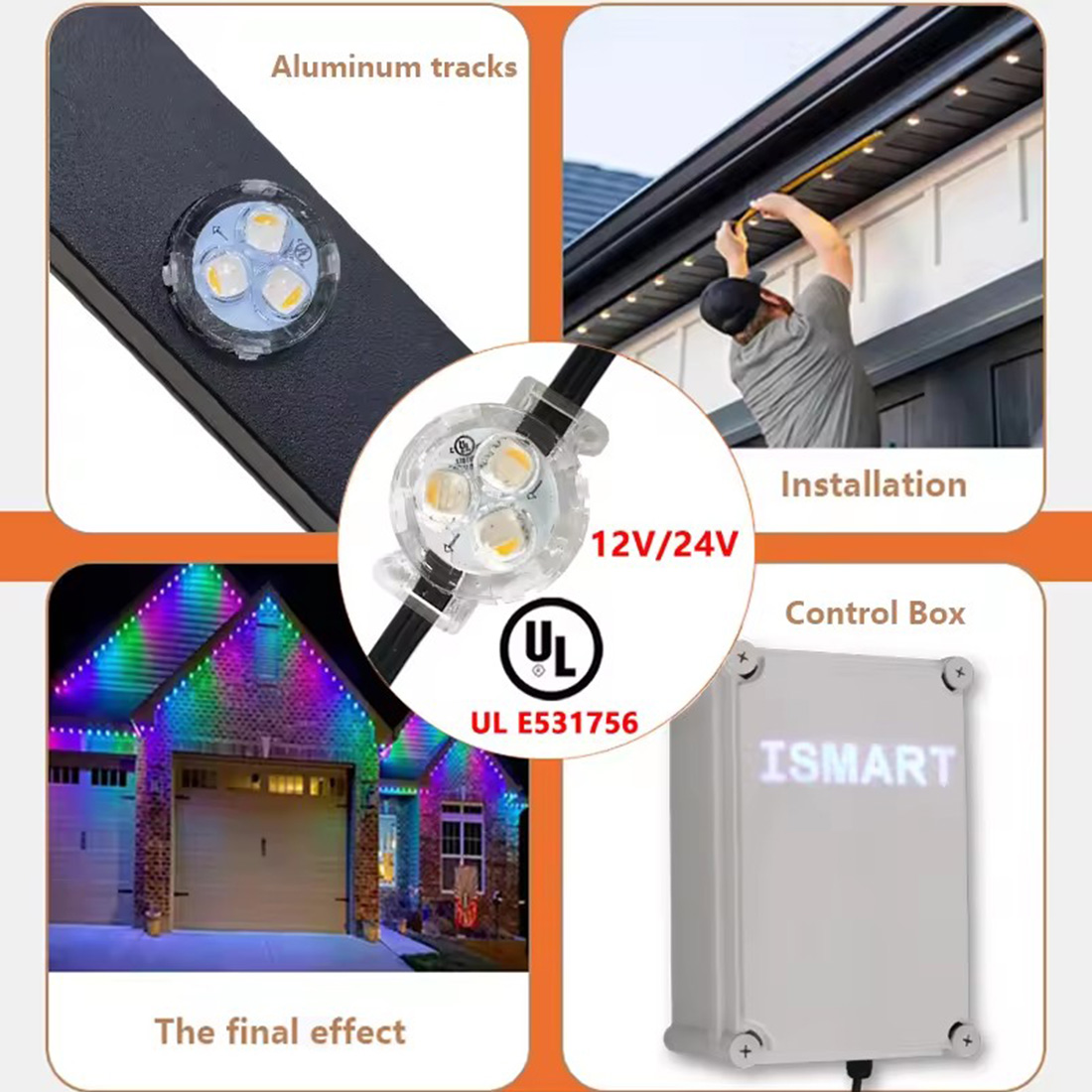 Permanent Outdoor Lights with App & Remote Instal Display Picture